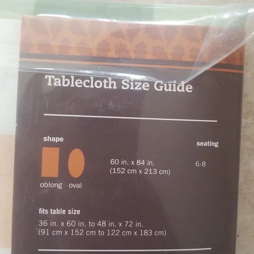 Vinyl tablecloth